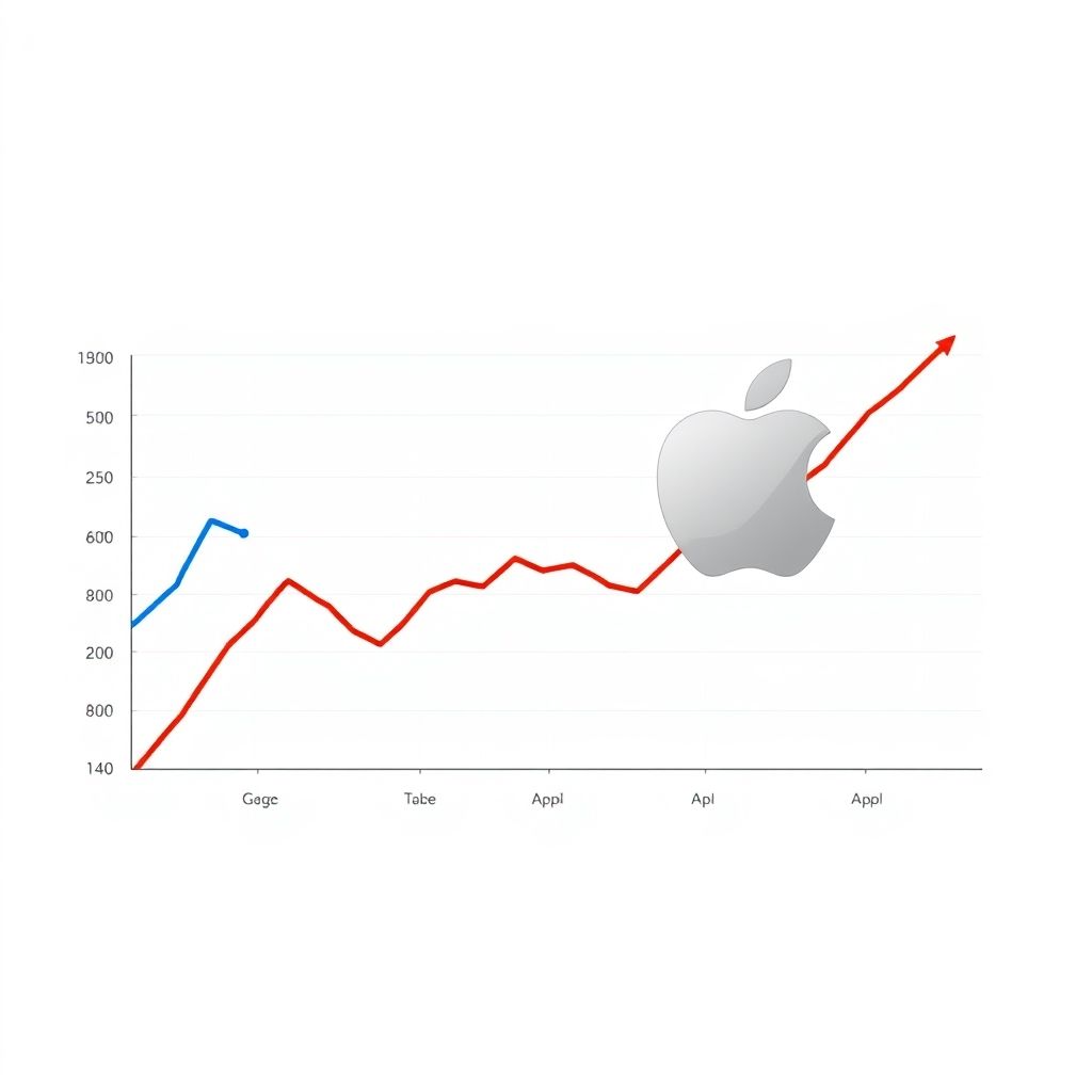 google-apple-stock-graphs